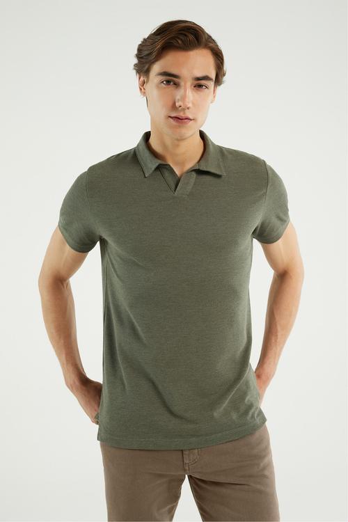  POLO YAKA KISA KOLLU T-SHIRT