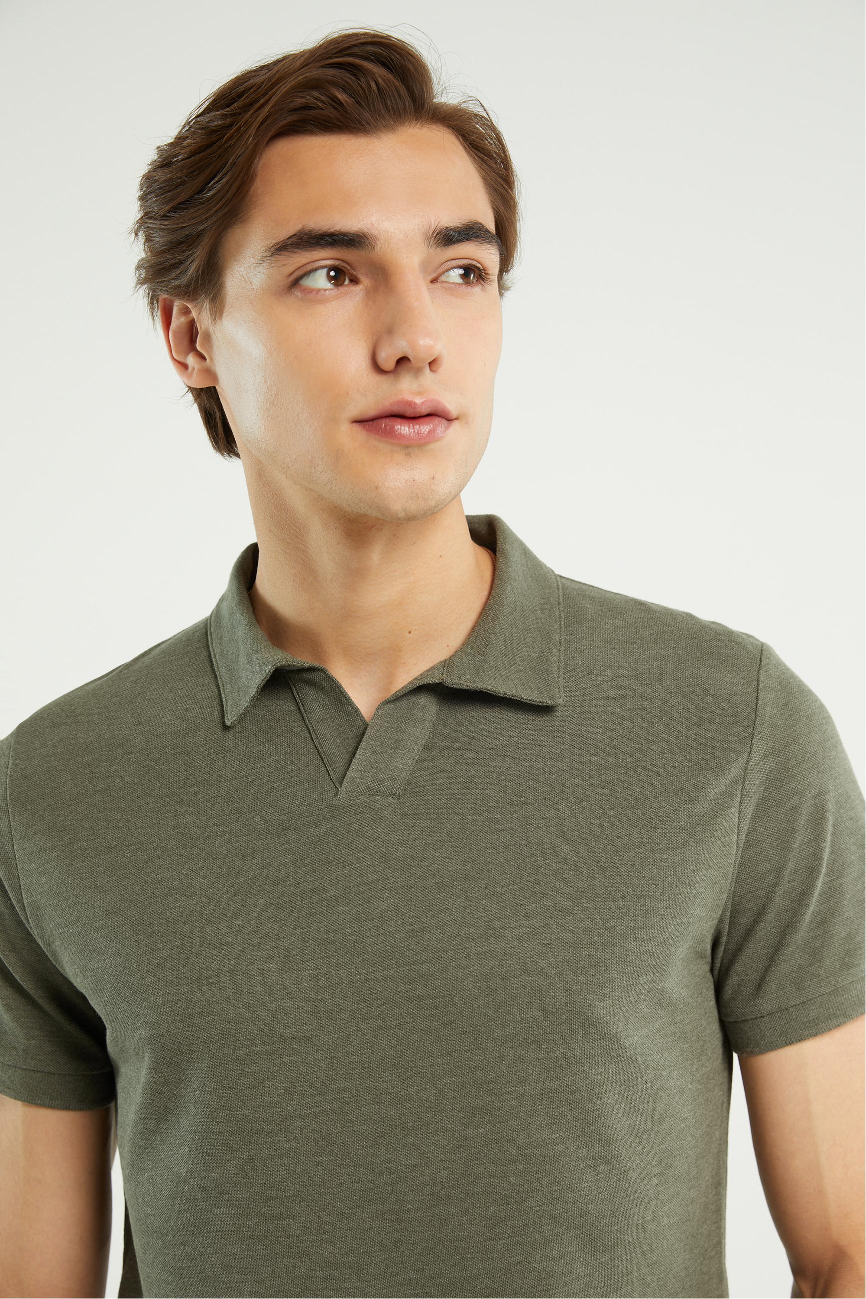 POLO YAKA KISA KOLLU T-SHIRT