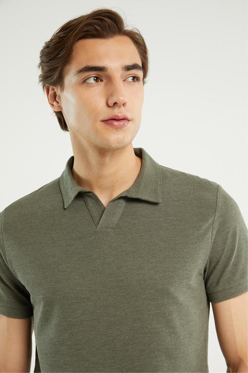  POLO YAKA KISA KOLLU T-SHIRT