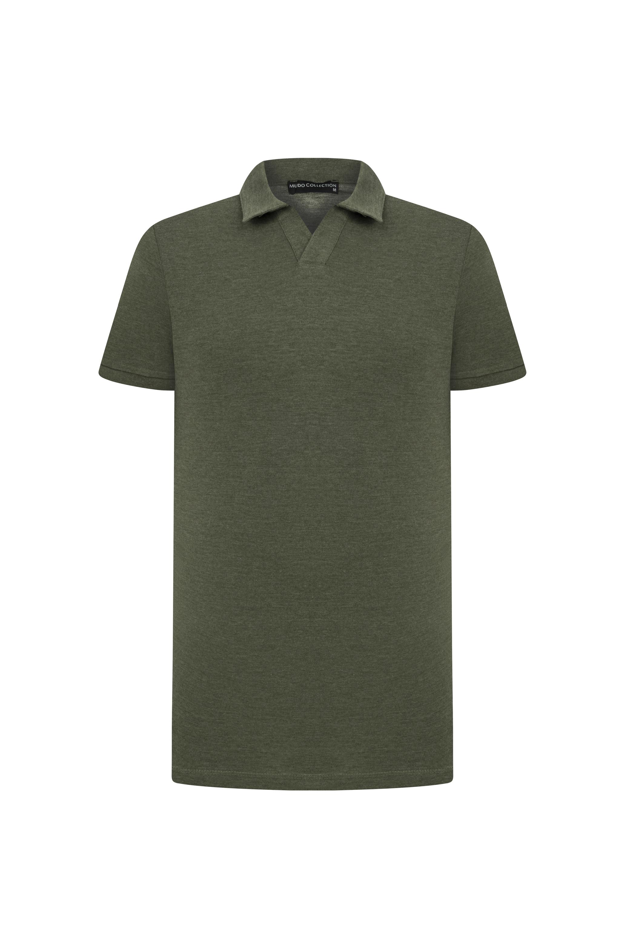 POLO YAKA KISA KOLLU T-SHIRT