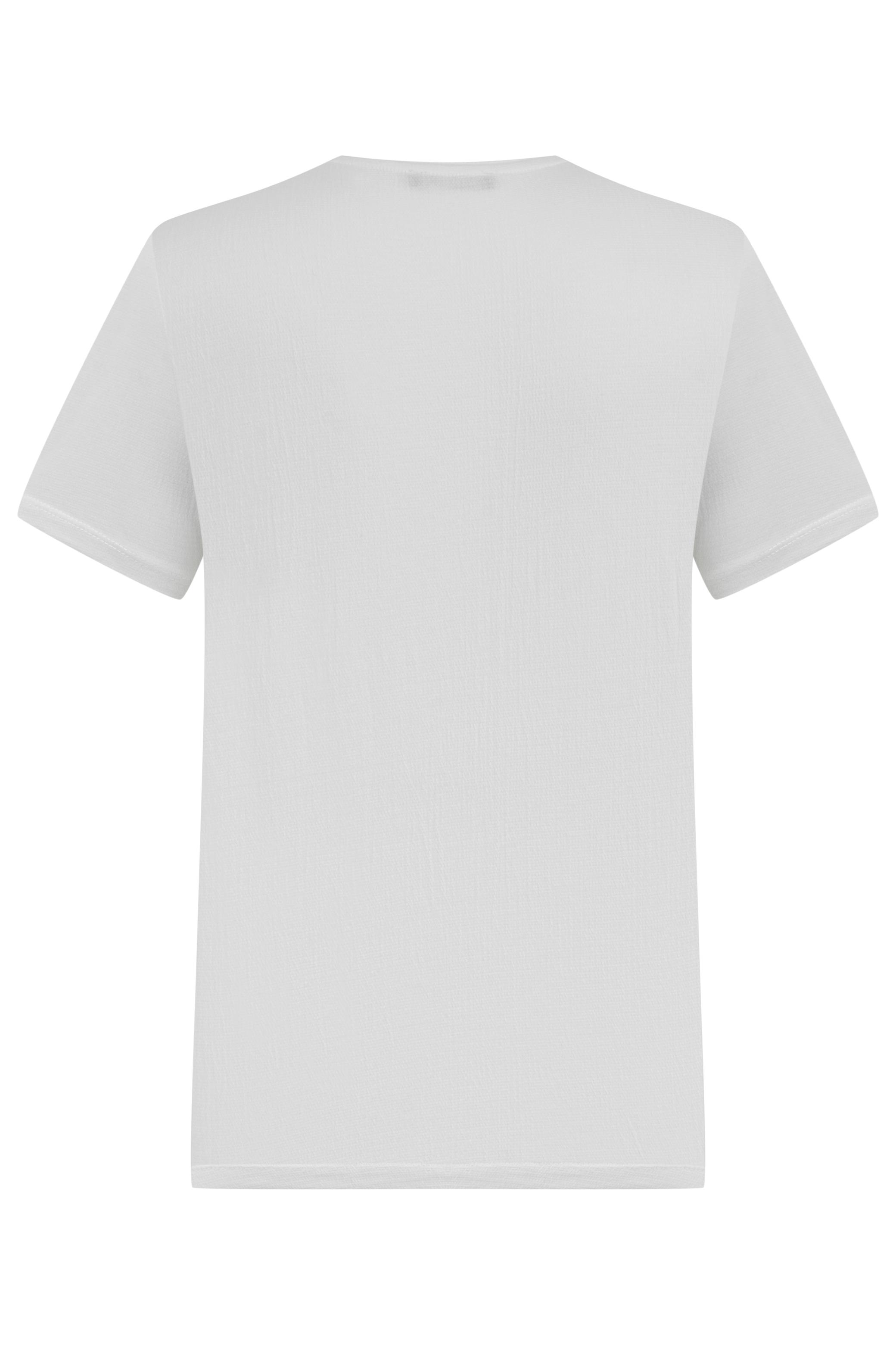 V YAKA KISA KOLLU BASIC T-SHIRT