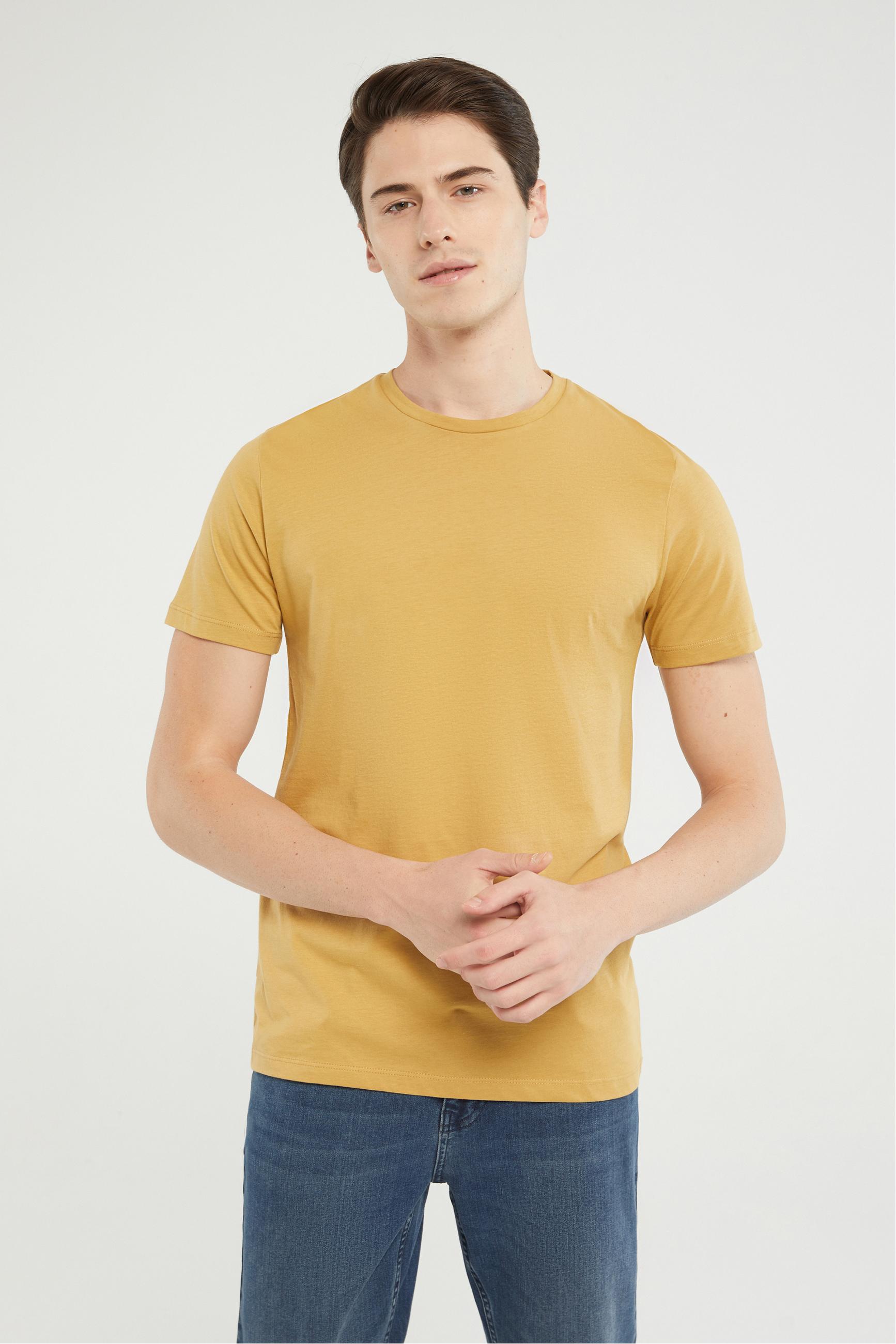 BİSİKLET YAKA KISA KOLLU T-SHIRT