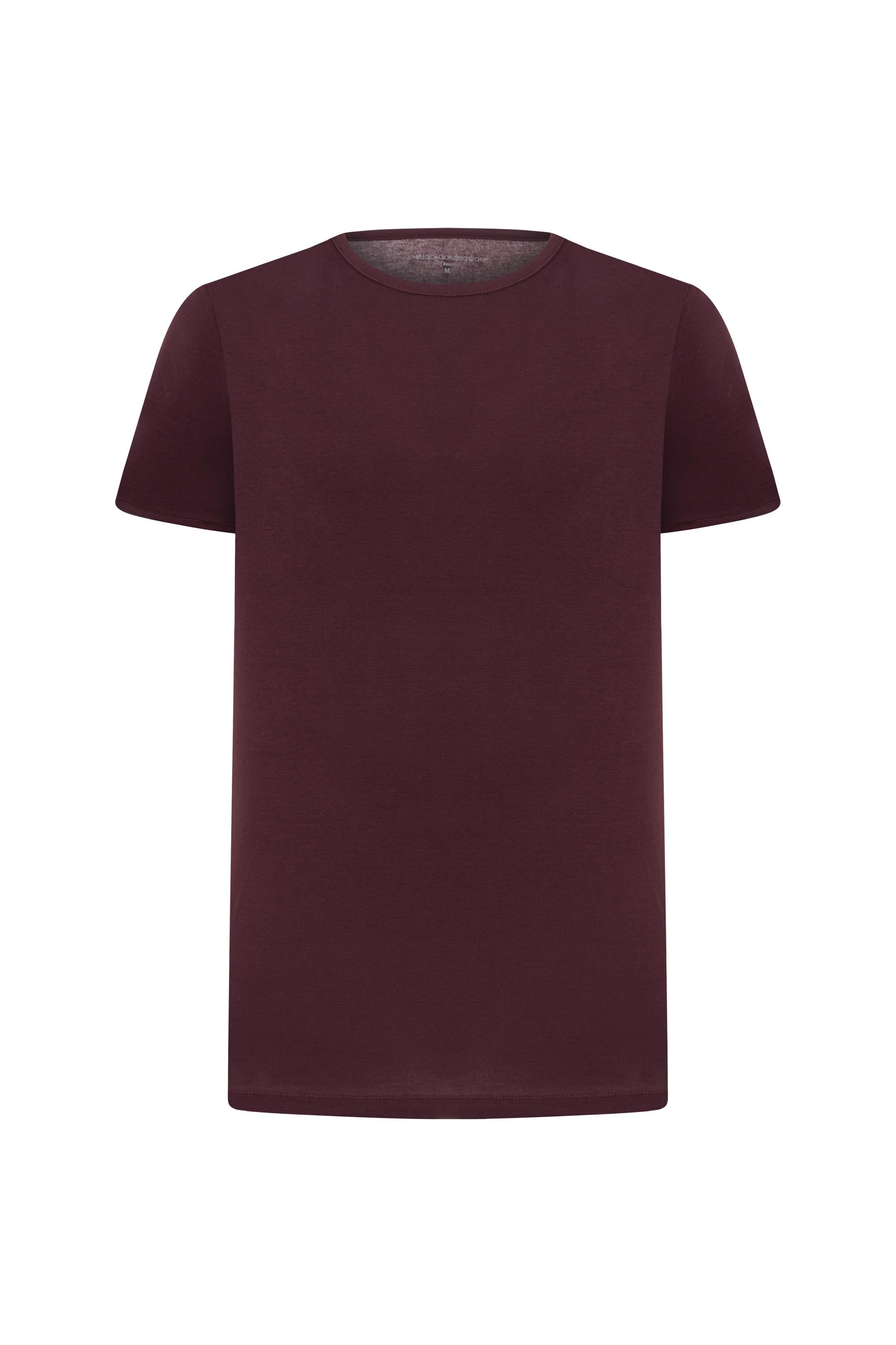 BİSİKLET YAKA KISA KOLLU T-SHIRT