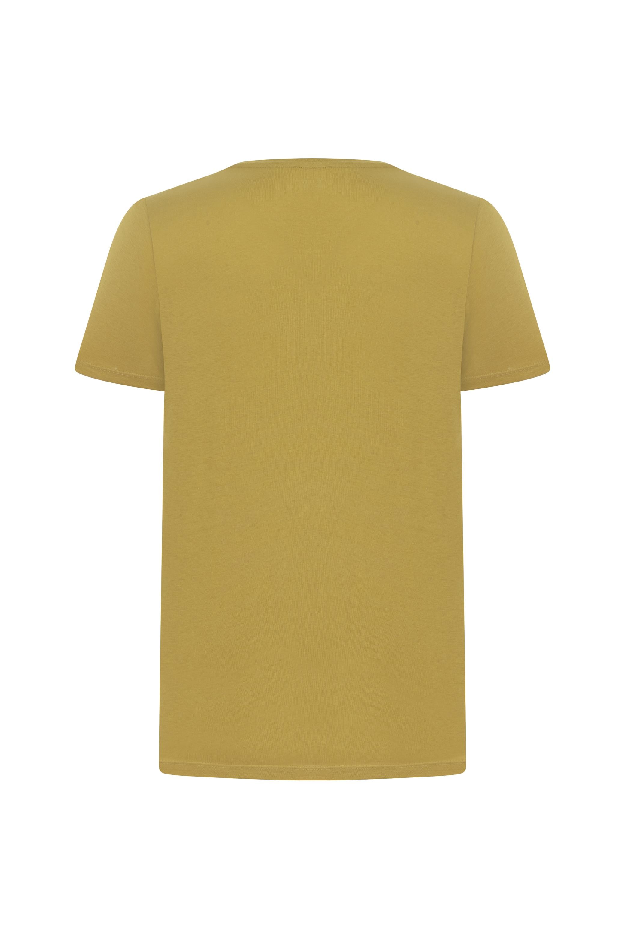 BİSİKLET YAKA KISA KOLLU T-SHIRT