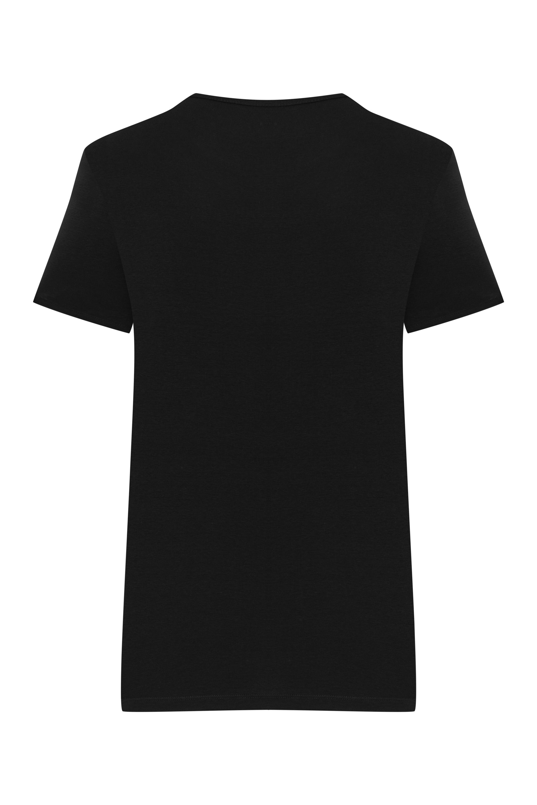 V YAKA KISA KOLLU T-SHIRT