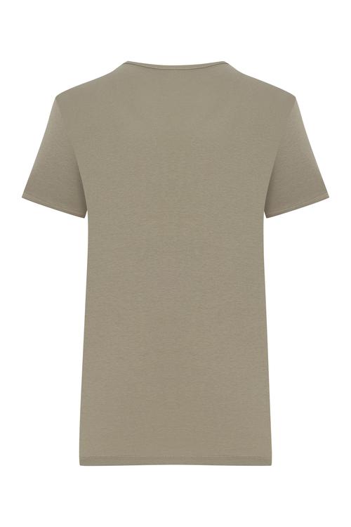  V YAKA KISA KOLLU T-SHIRT