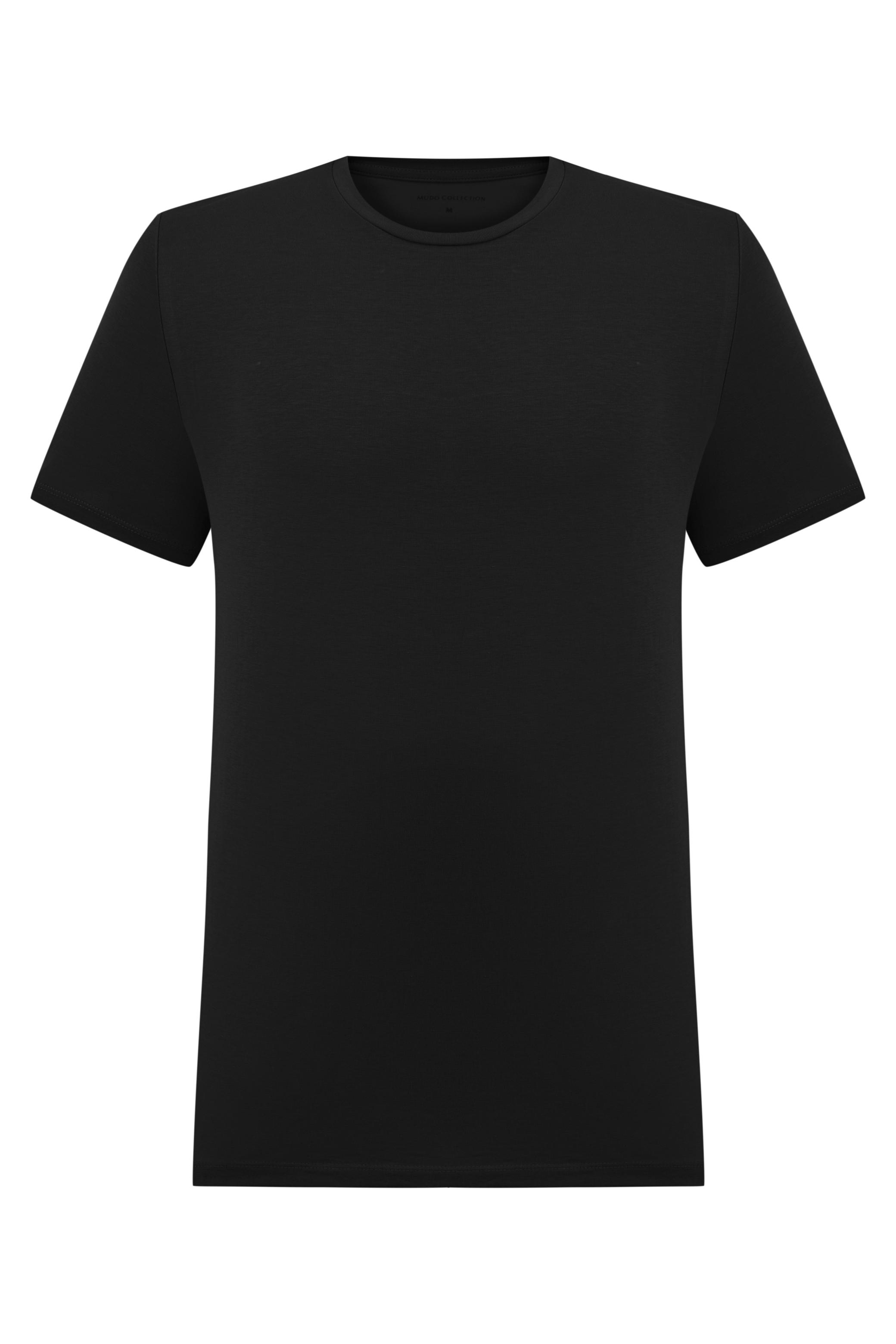 BİSİKLET YAKA KISA KOLLU BASIC T-SHIRT