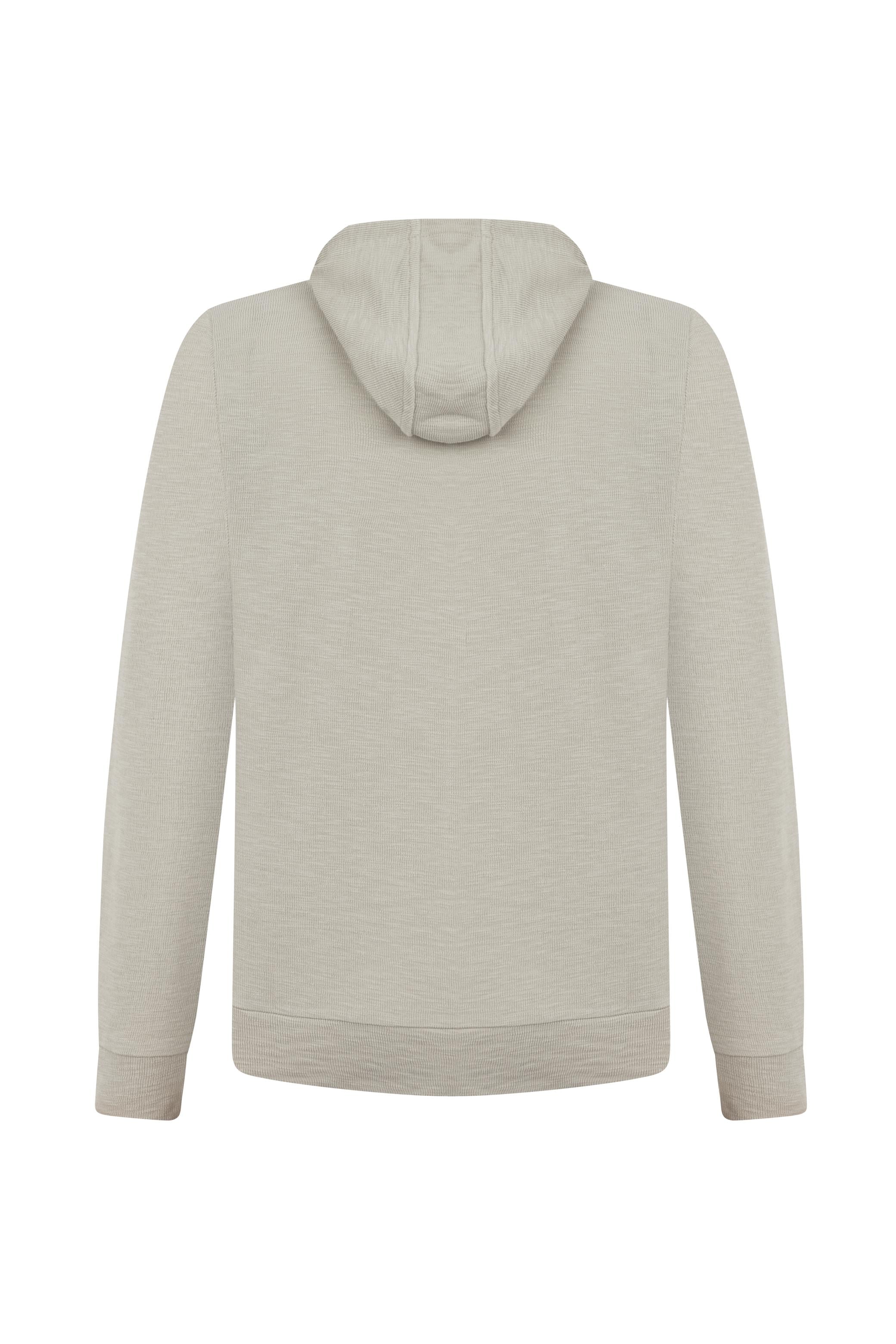 FERMUARLI KAPÜŞONLU SWEATSHIRT