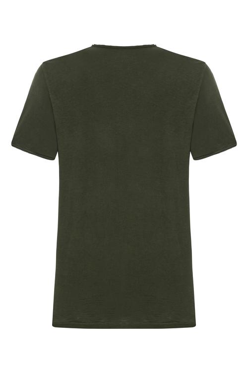  V YAKA KISA KOLLU T-SHIRT