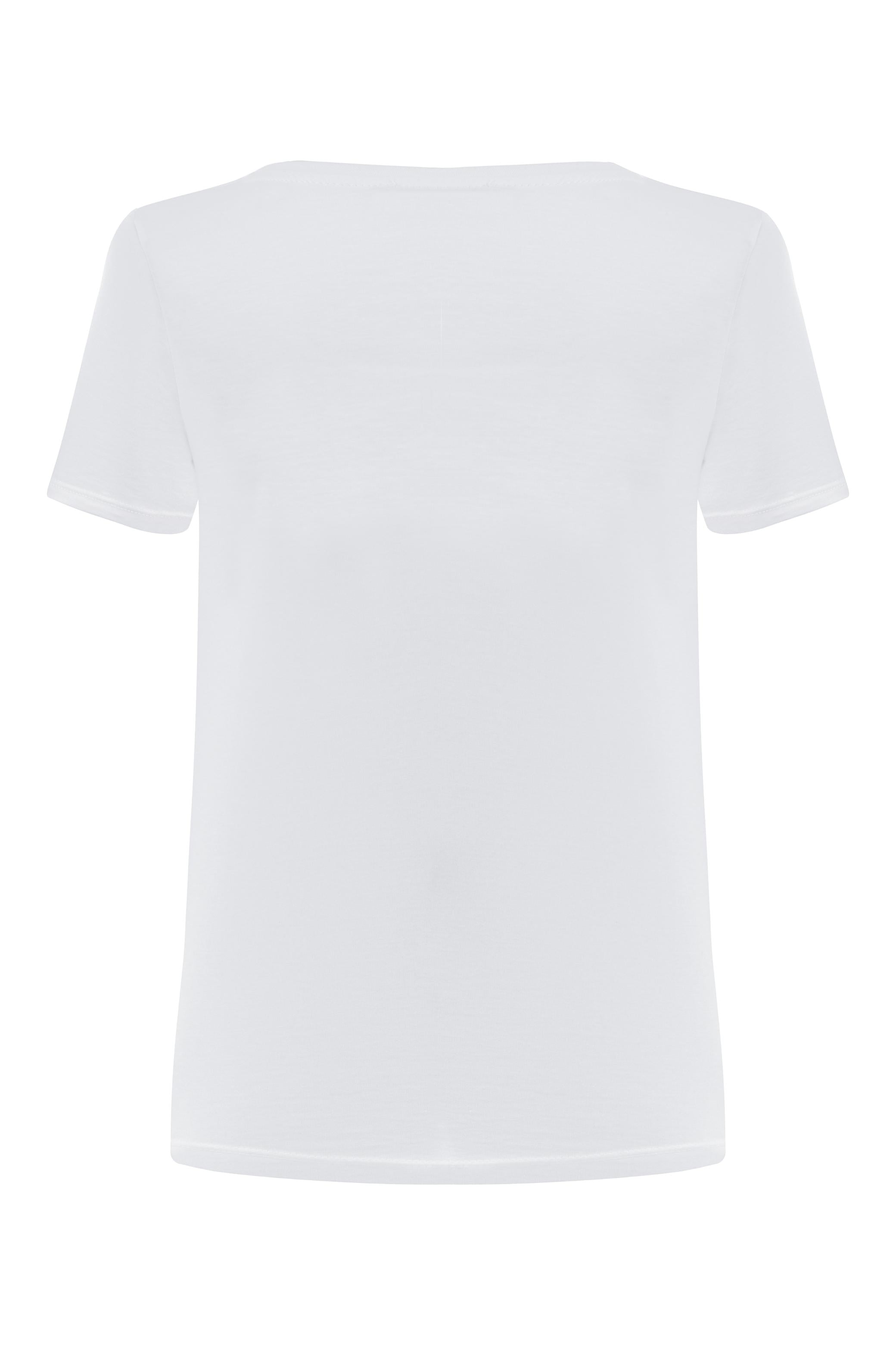 V YAKA KISA KOLLU T-SHIRT