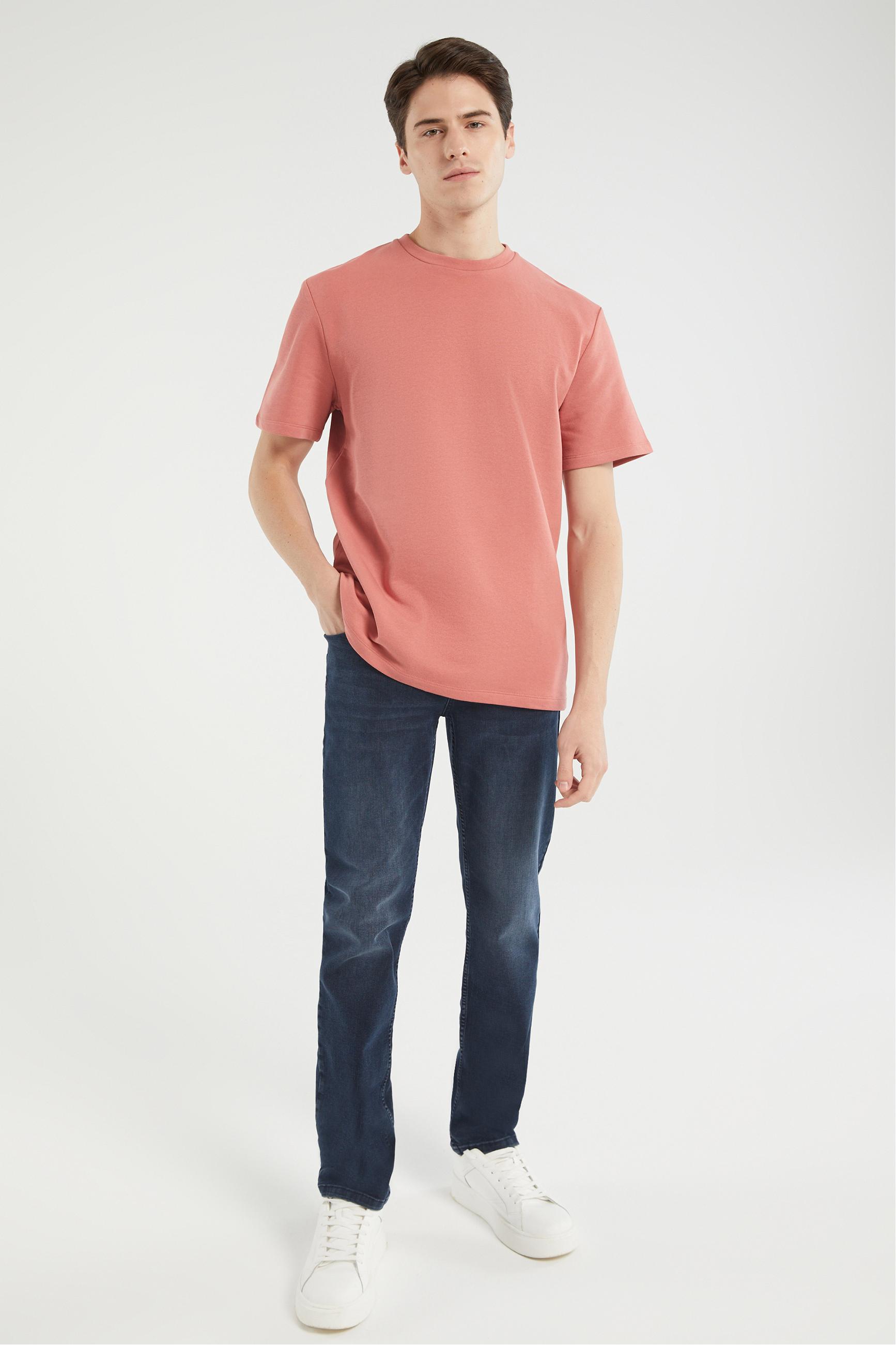 BİSİKLET YAKA KISA KOLLU SWEATSHIRT