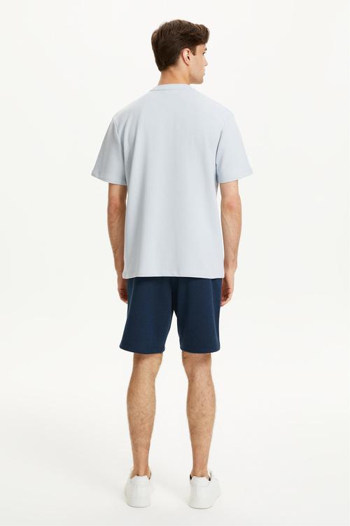  BİSİKLET YAKA KISA KOLLU SWEATSHIRT