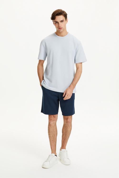  BİSİKLET YAKA KISA KOLLU SWEATSHIRT