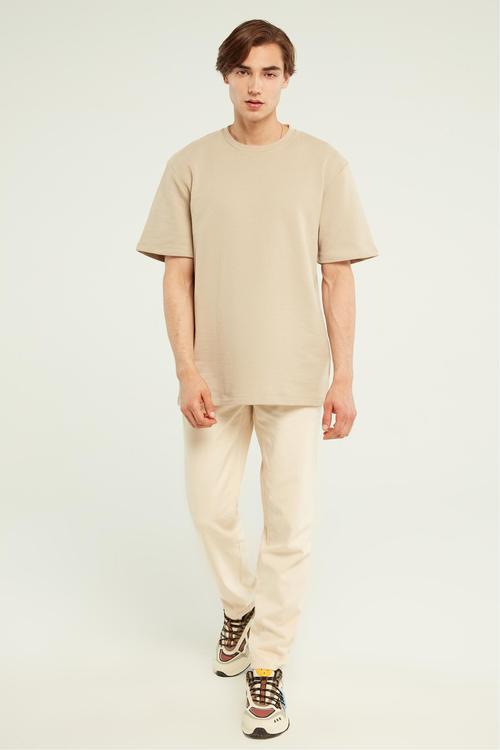  BİSİKLET YAKA KISA KOLLU SWEATSHIRT