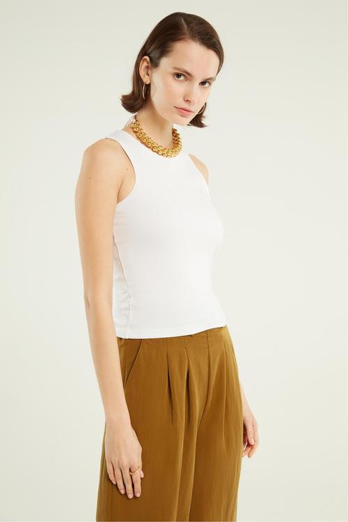  BİSİKLET YAKA KOLSUZ BASIC ATLET