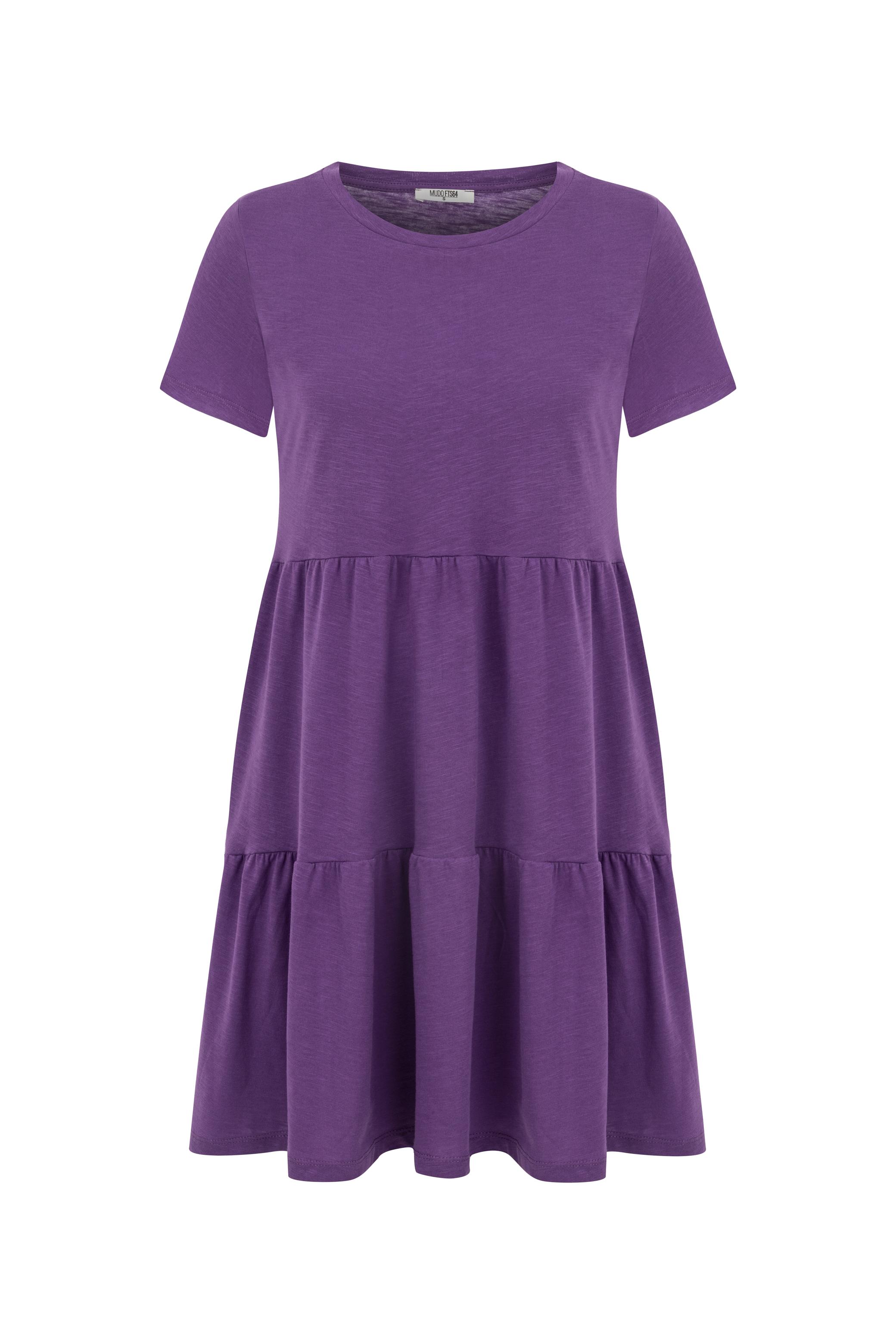 KISA KOLLU MİNİ KLOŞ ELBİSE