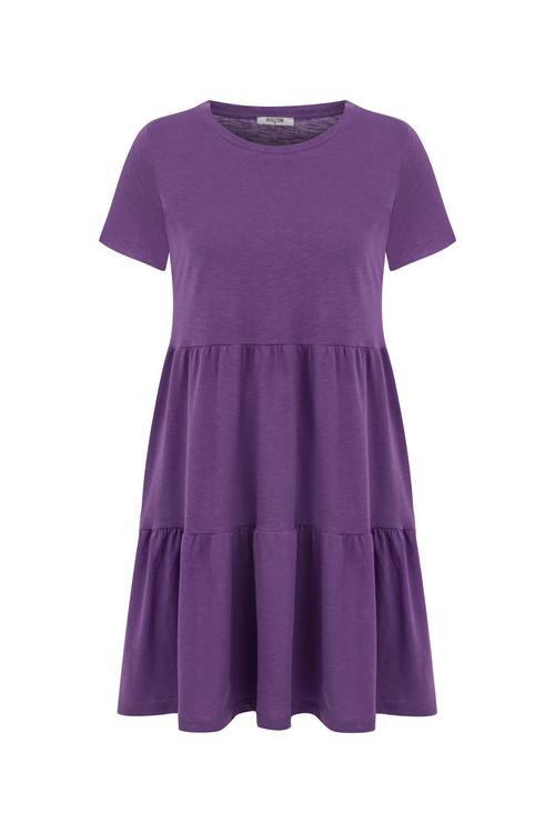  KISA KOLLU MİNİ KLOŞ ELBİSE