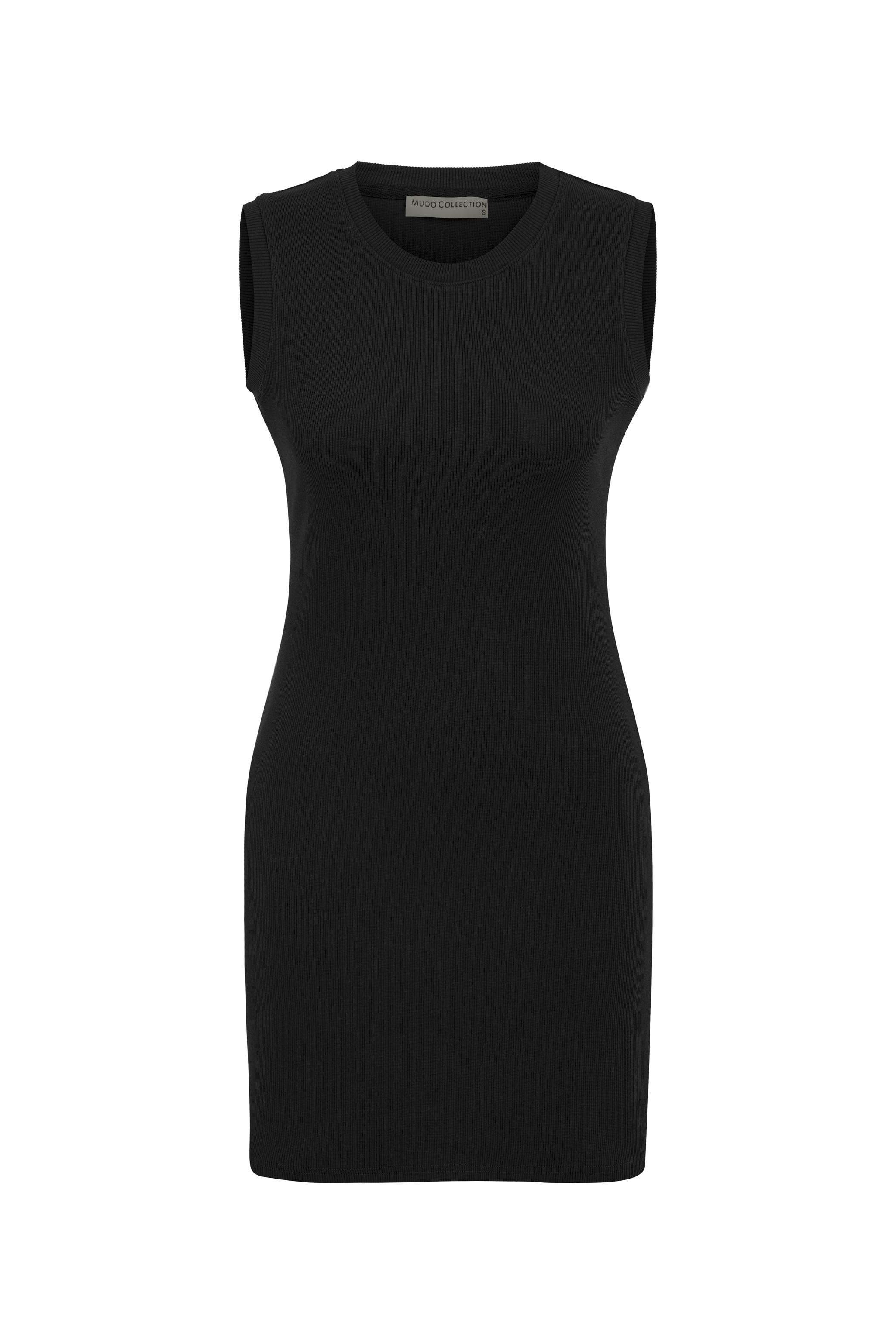 KOLSUZ DAR KESİM MİNİ ELBİSE