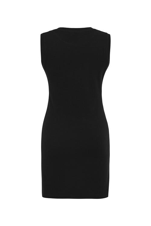  KOLSUZ DAR KESİM MİNİ ELBİSE