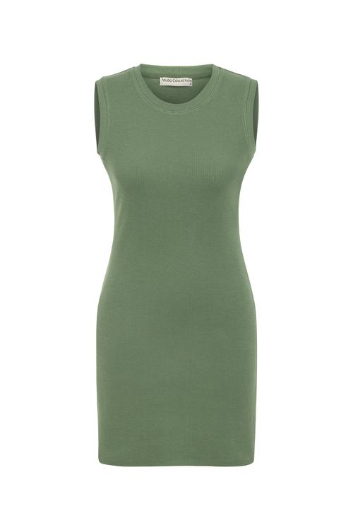  KOLSUZ DAR KESİM MİNİ ELBİSE