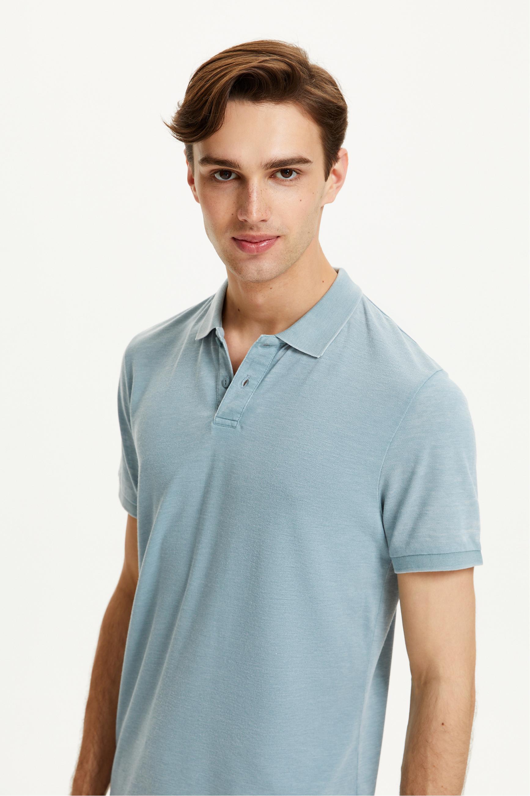 POLO YAKA KISA KOLLU T-SHIRT