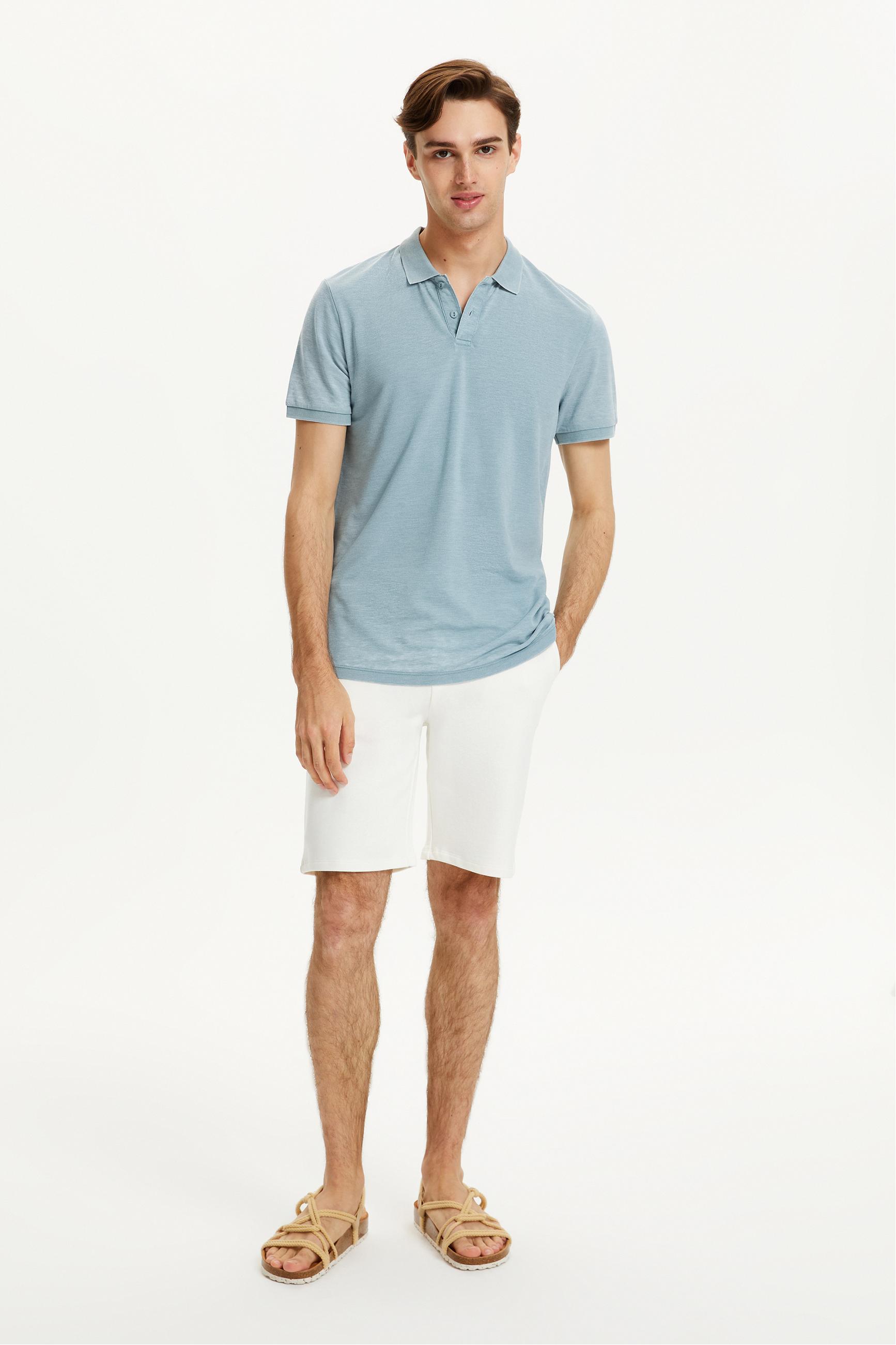 POLO YAKA KISA KOLLU T-SHIRT