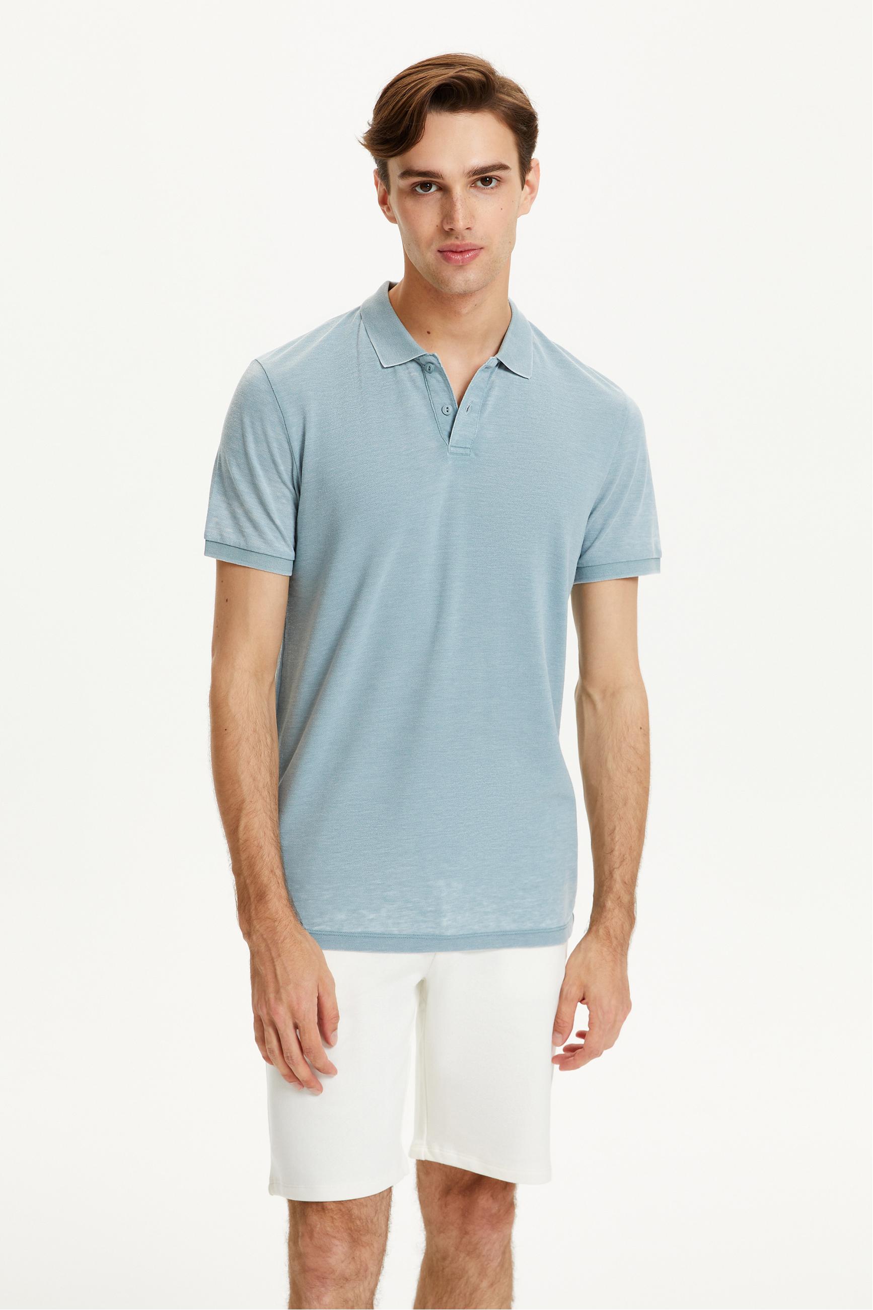 POLO YAKA KISA KOLLU T-SHIRT