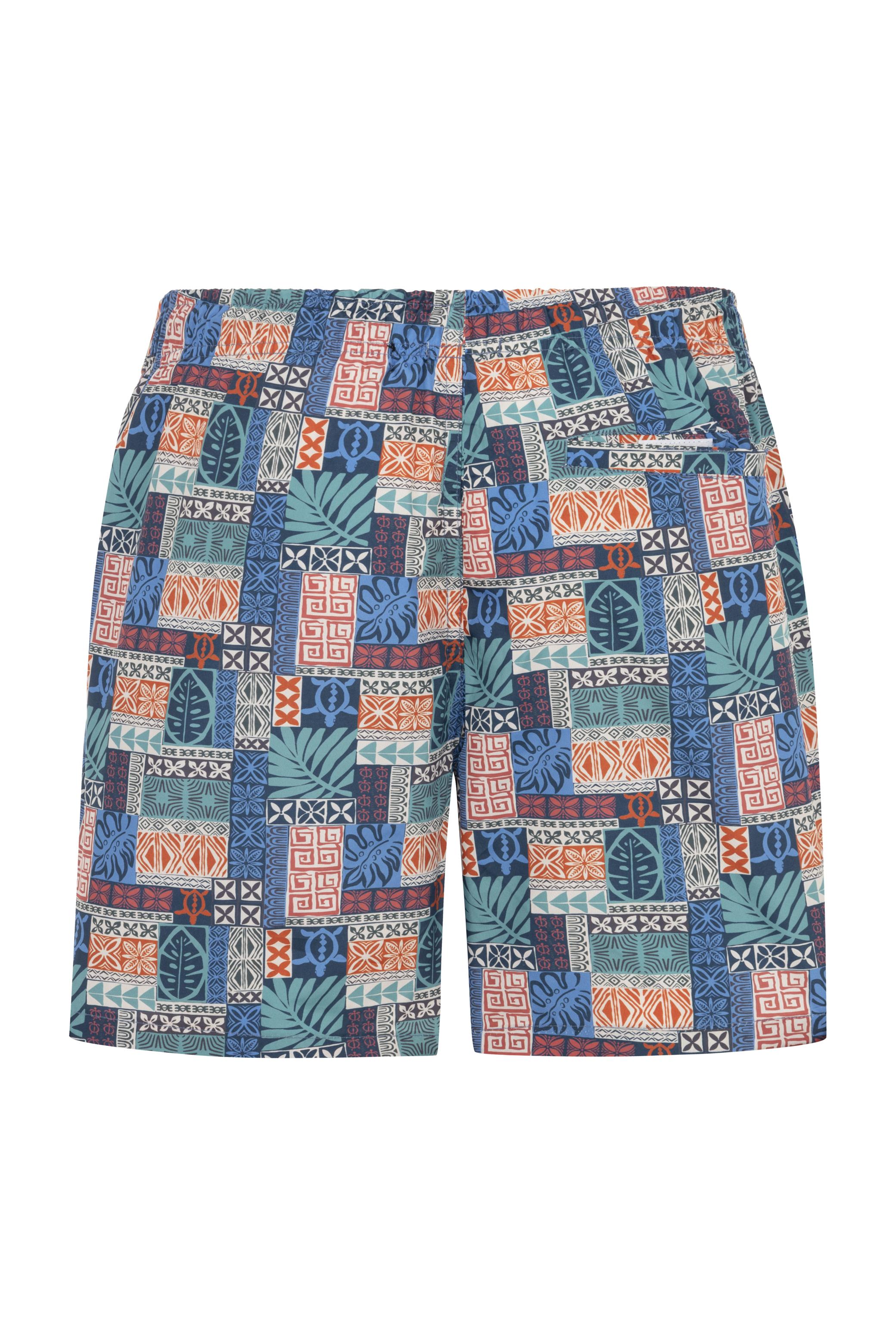 ETNİK DESENLİ DENİZ ŞORTU