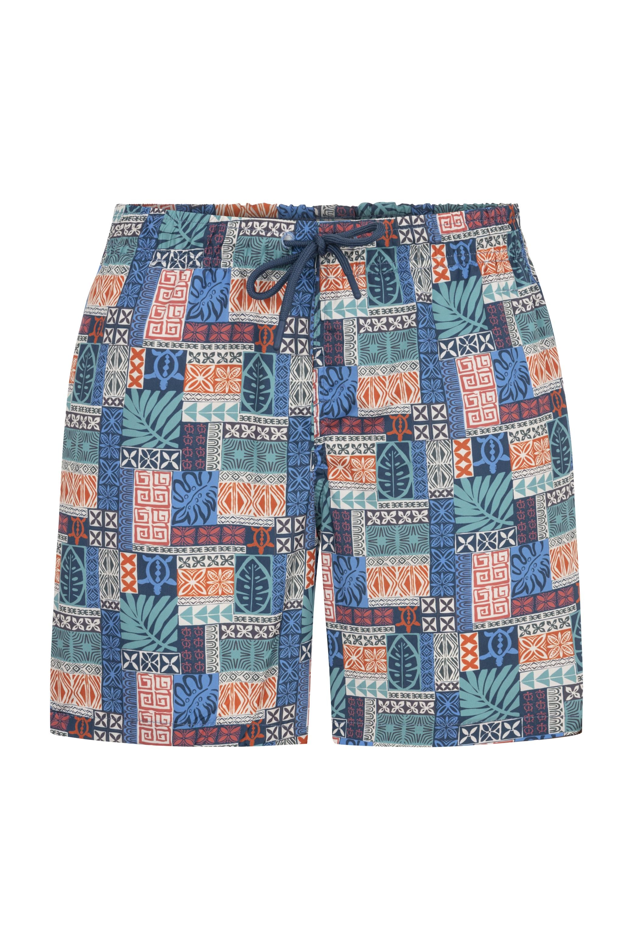 ETNİK DESENLİ DENİZ ŞORTU