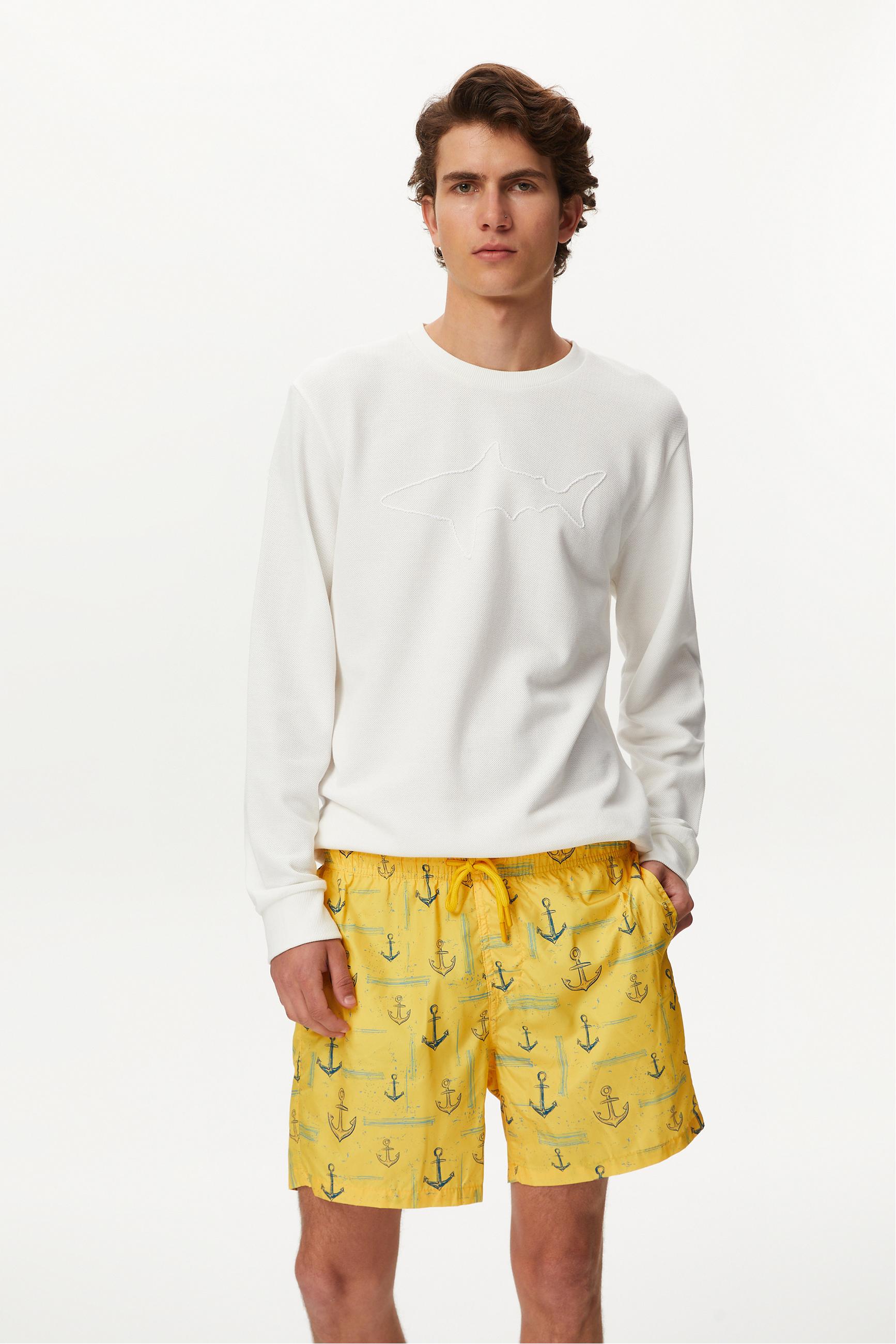 ÇAPA DESENLİ DENİZ ŞORTU