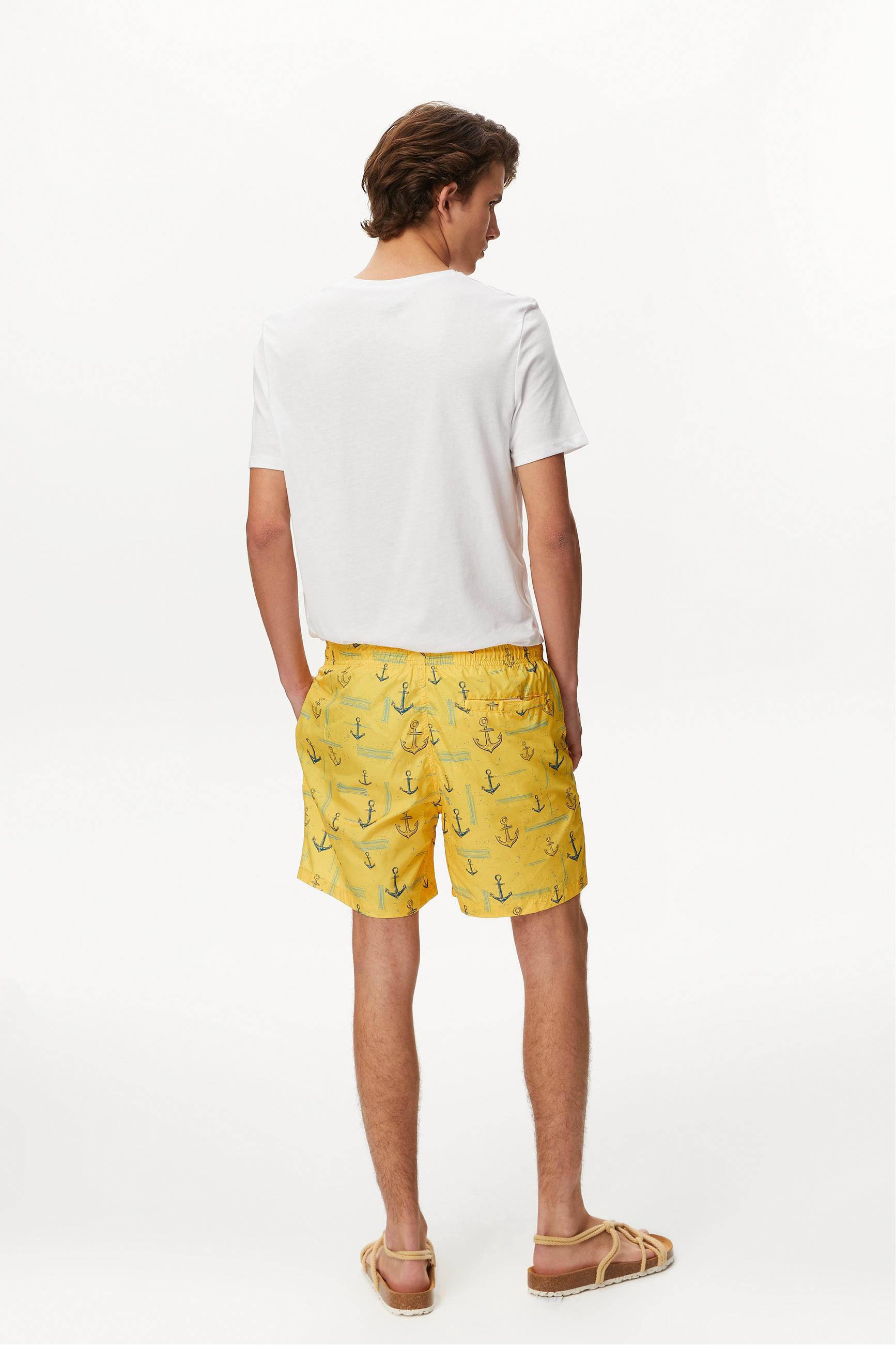 ÇAPA DESENLİ DENİZ ŞORTU