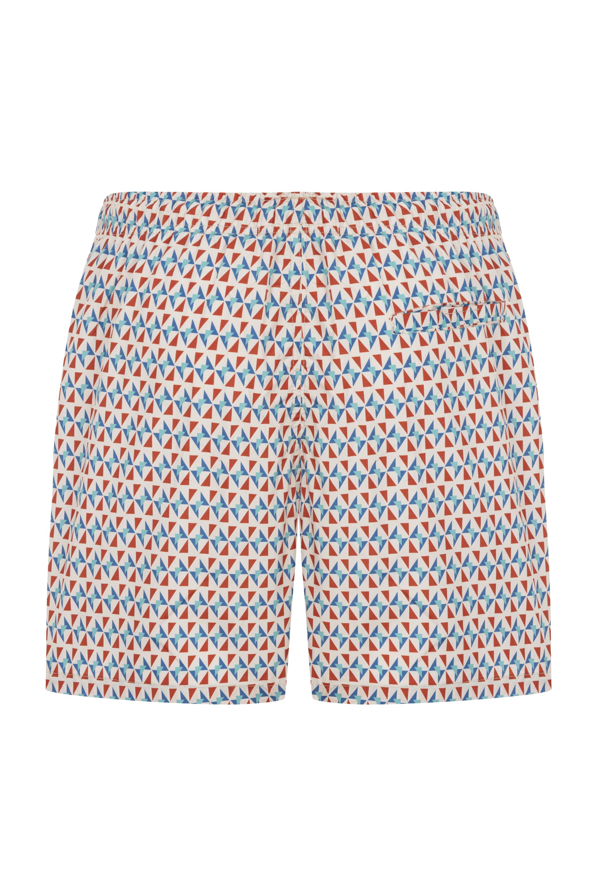 GEOMETRİK DESENLİ DENİZ ŞORTU