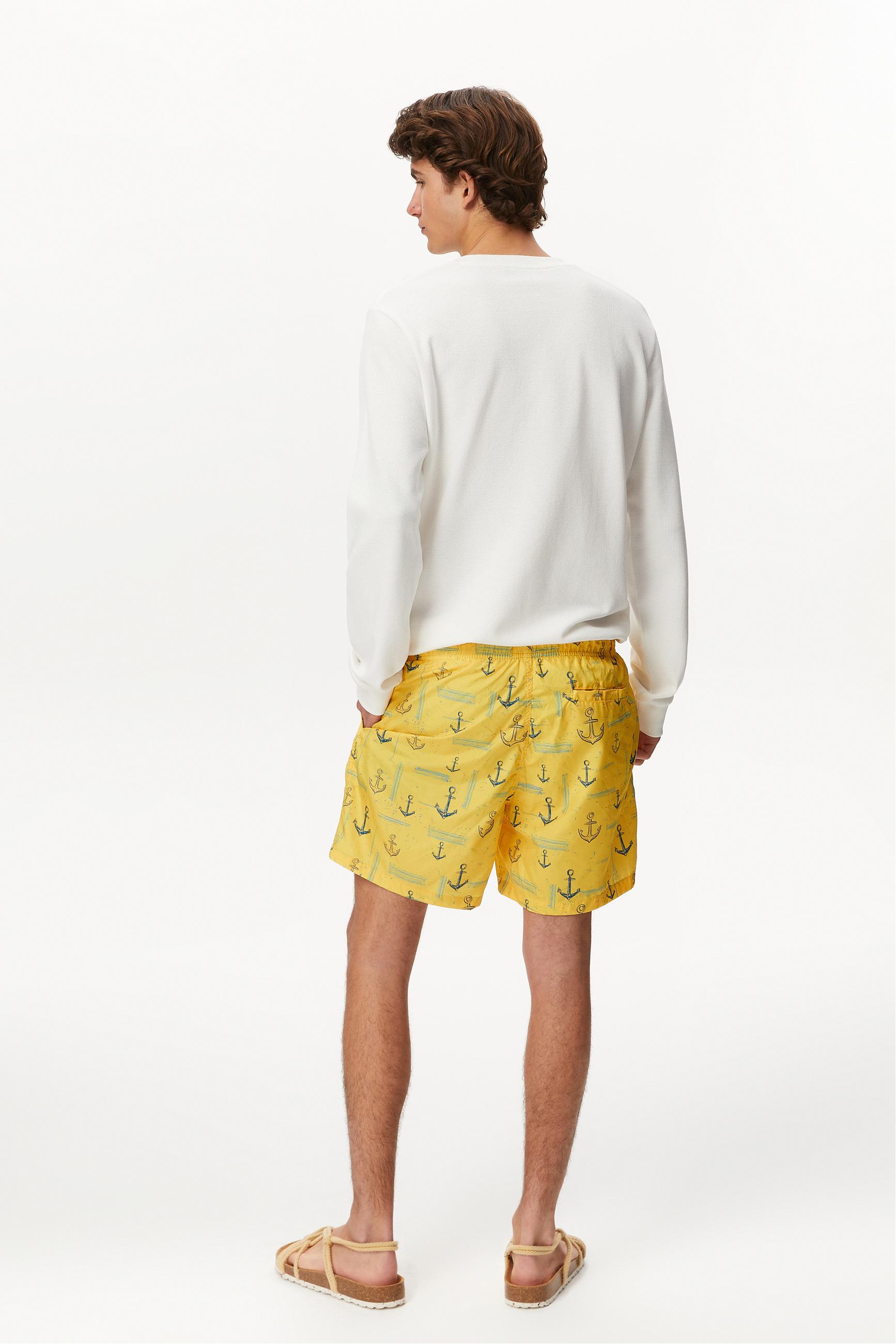 ÇAPA DESENLİ DENİZ ŞORTU