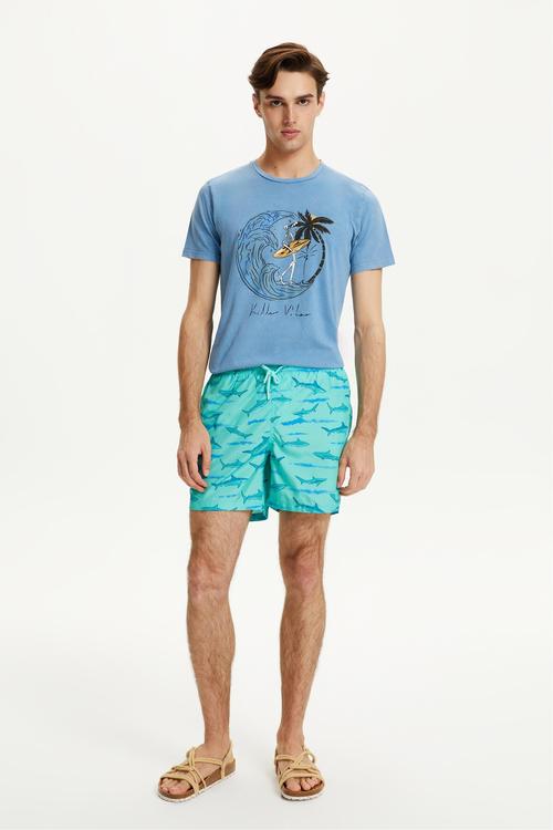  ANIMAL DESENLİ DENİZ ŞORTU