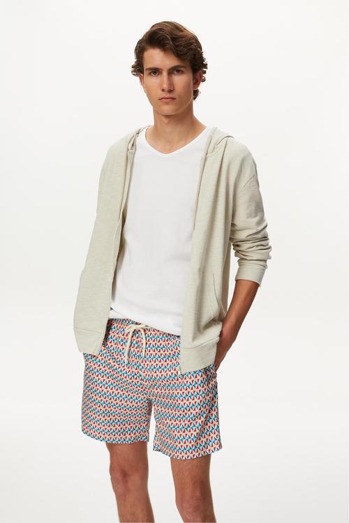  GEOMETRİK DESENLİ DENİZ ŞORTU