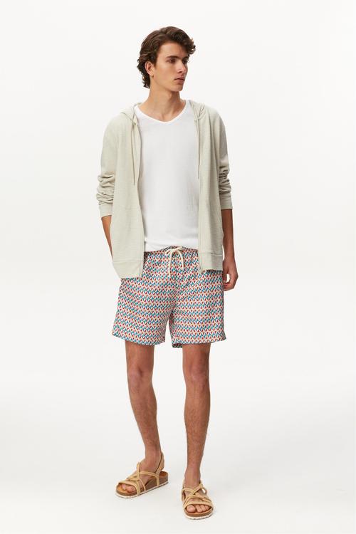  GEOMETRİK DESENLİ DENİZ ŞORTU