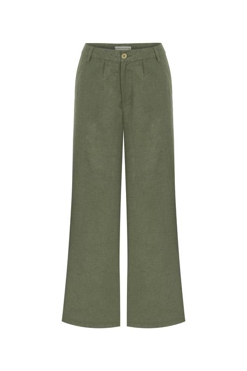  KETEN KARIŞIMLI RAHAT KESİM PANTOLON