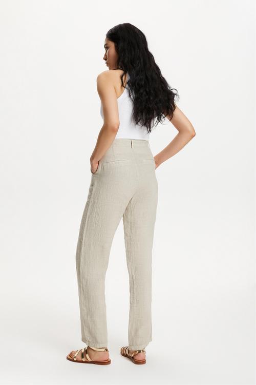  GENİŞ PAÇA KETEN PANTOLON