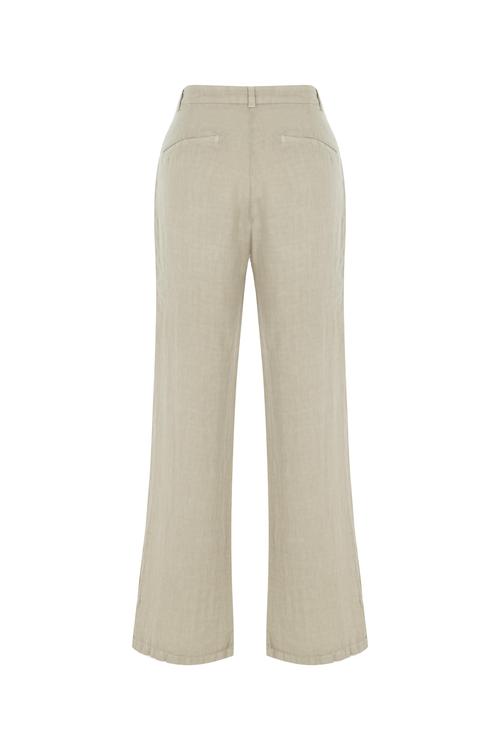  GENİŞ PAÇA KETEN PANTOLON