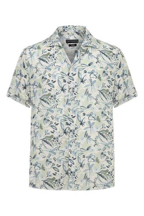  DESENLİ KISA KOLLU REGULAR FIT GÖMLEK