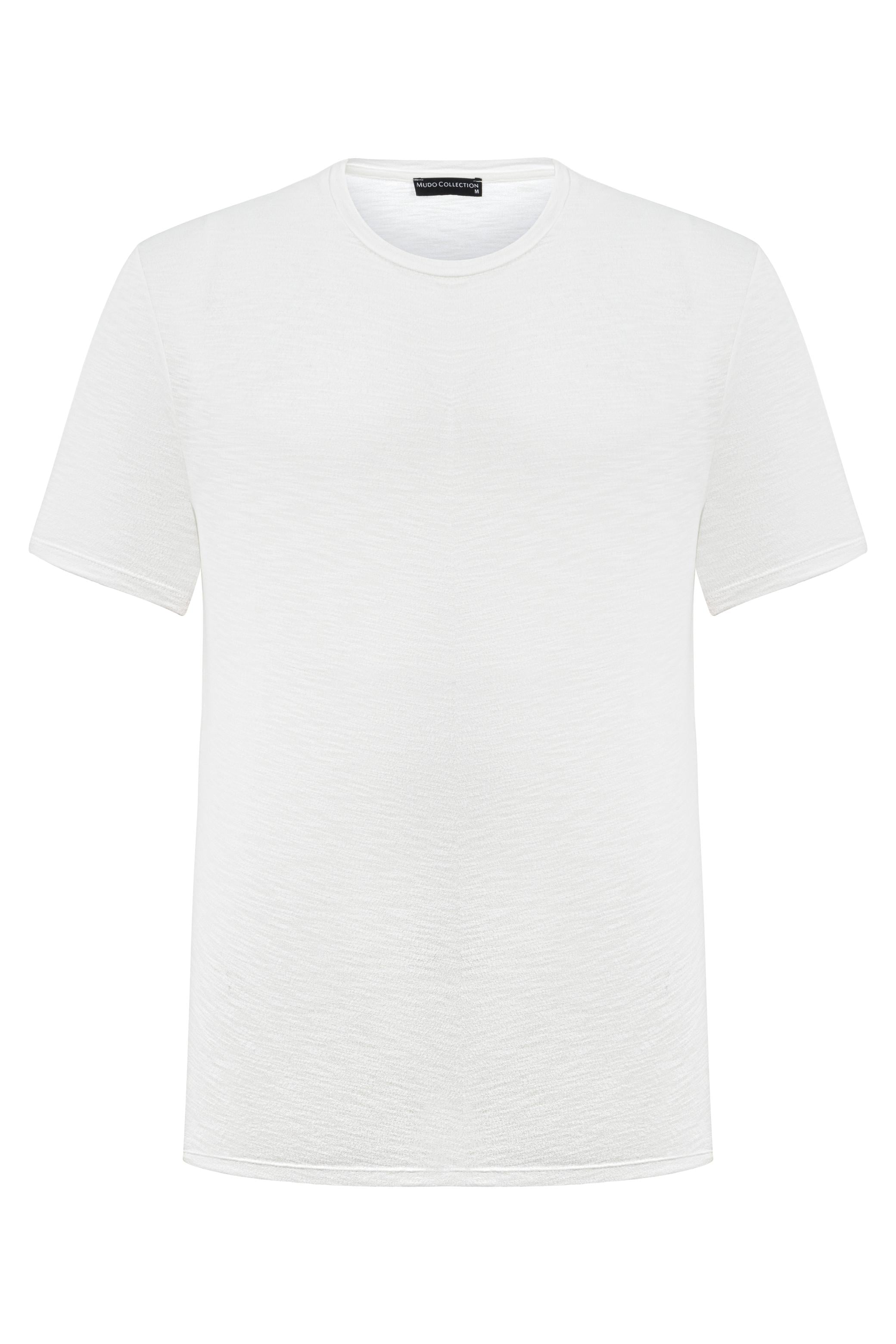 BİSİKLET YAKA KISA KOLLU T-SHIRT