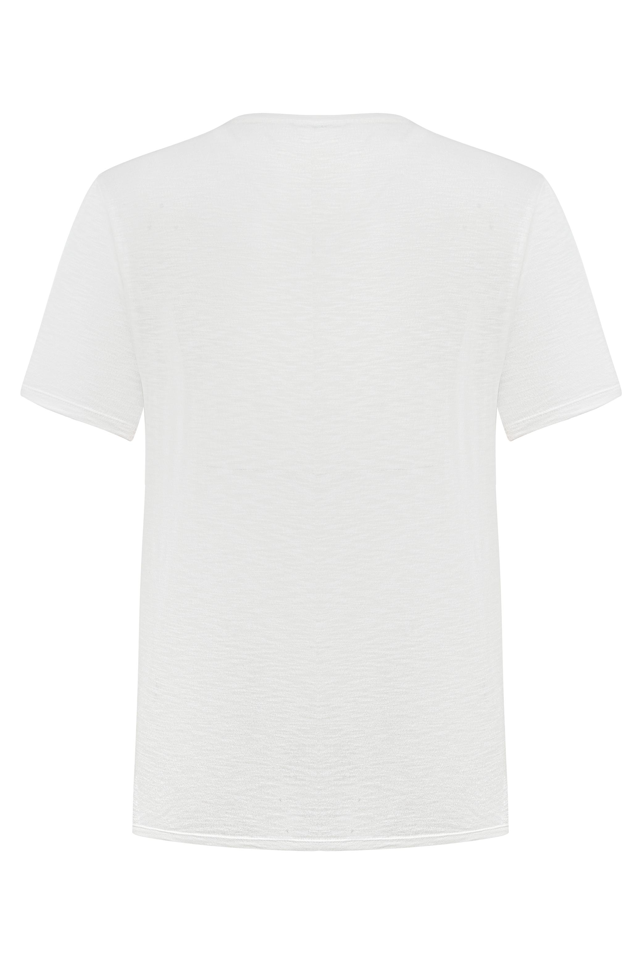 BİSİKLET YAKA KISA KOLLU T-SHIRT