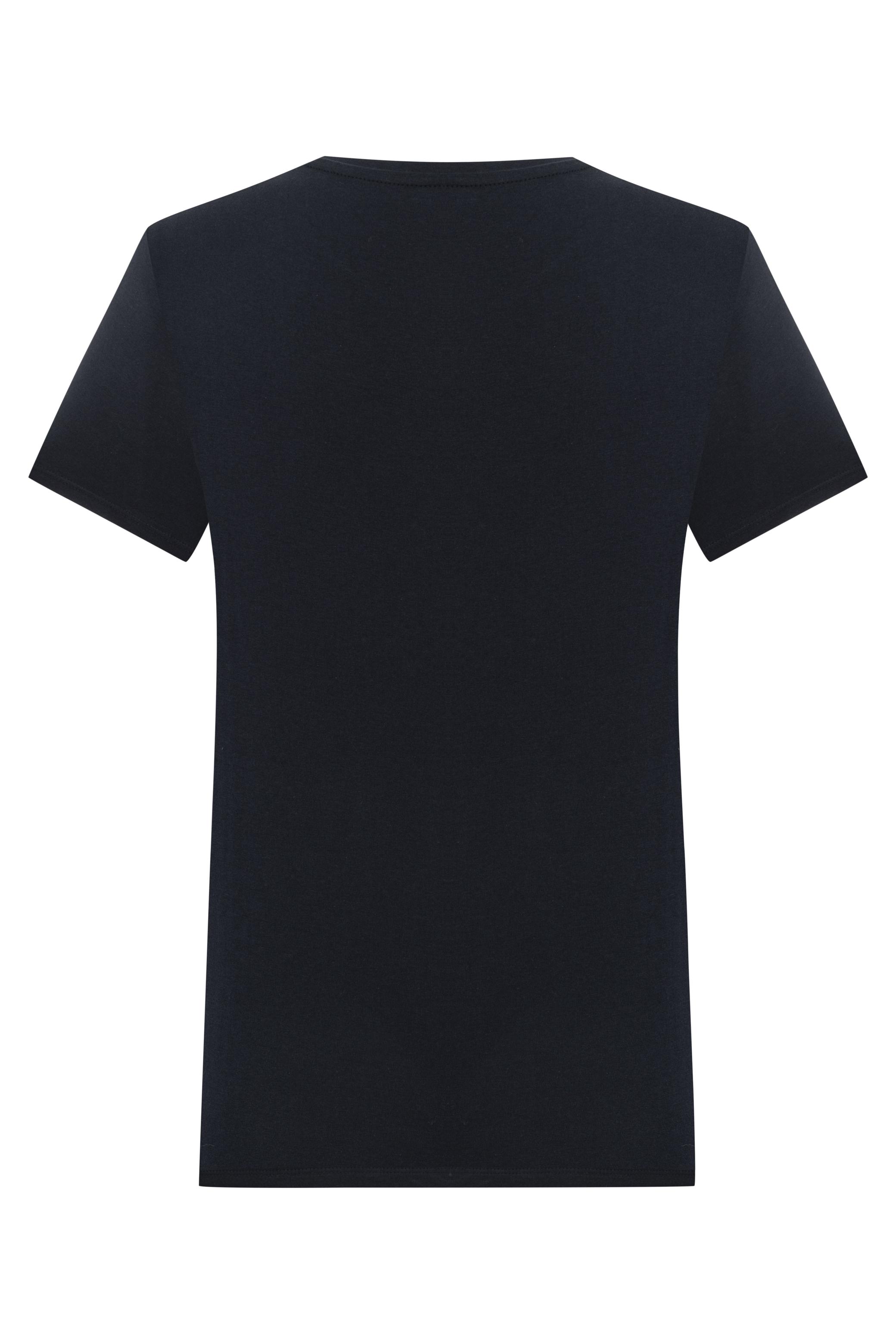 MARİN DETAYLI BİSİKLET YAKA T-SHIRT