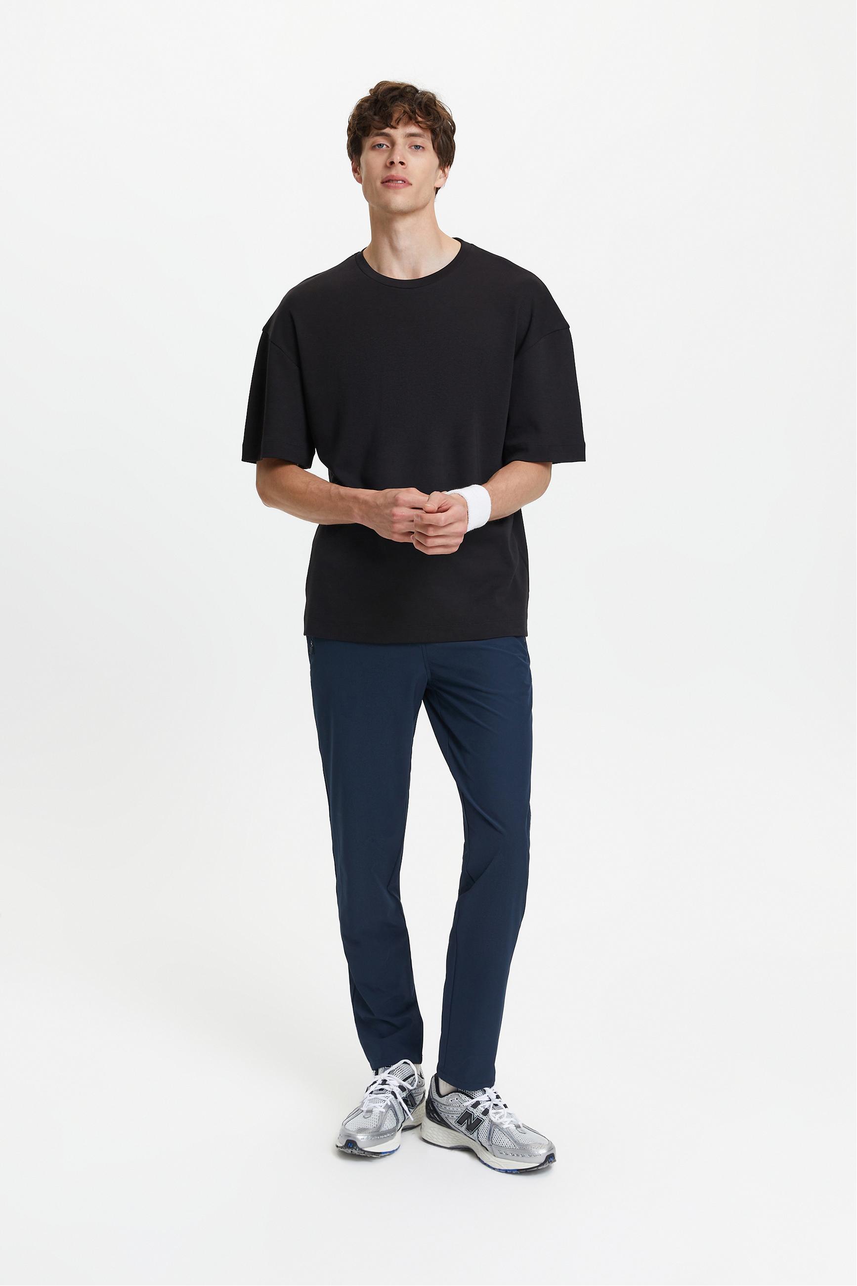 BİSİKLET YAKA KISA KOLLU T-SHIRT