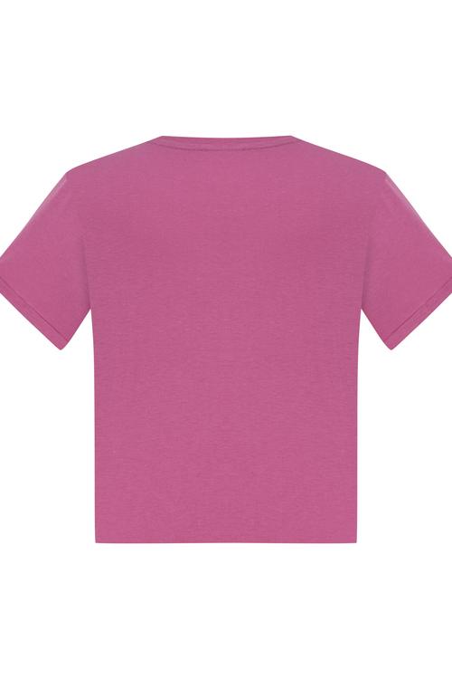  PAPATYA DESENLİ KISA KOLLU T-SHIRT