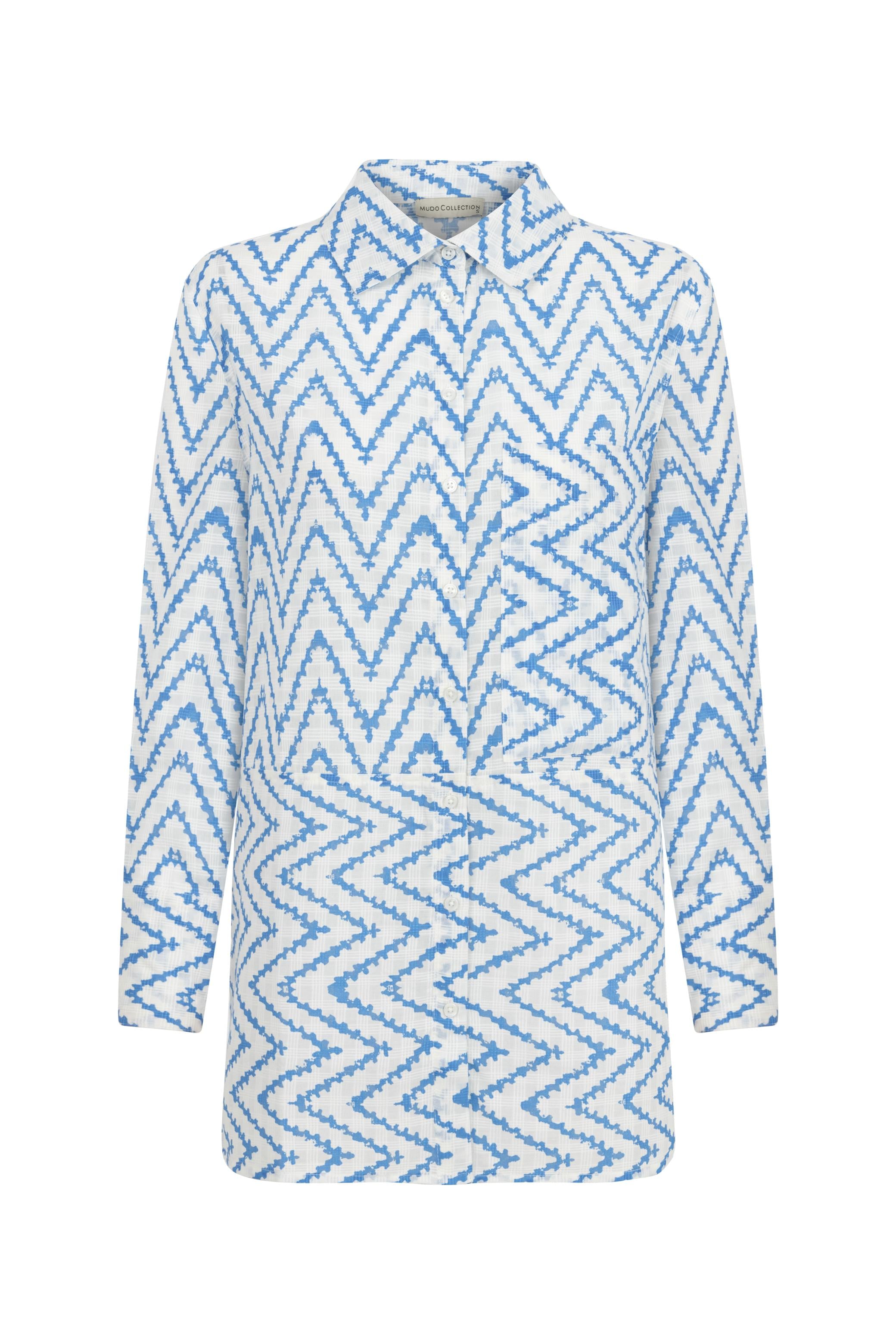 OVERSIZE ETNİK GÖMLEK