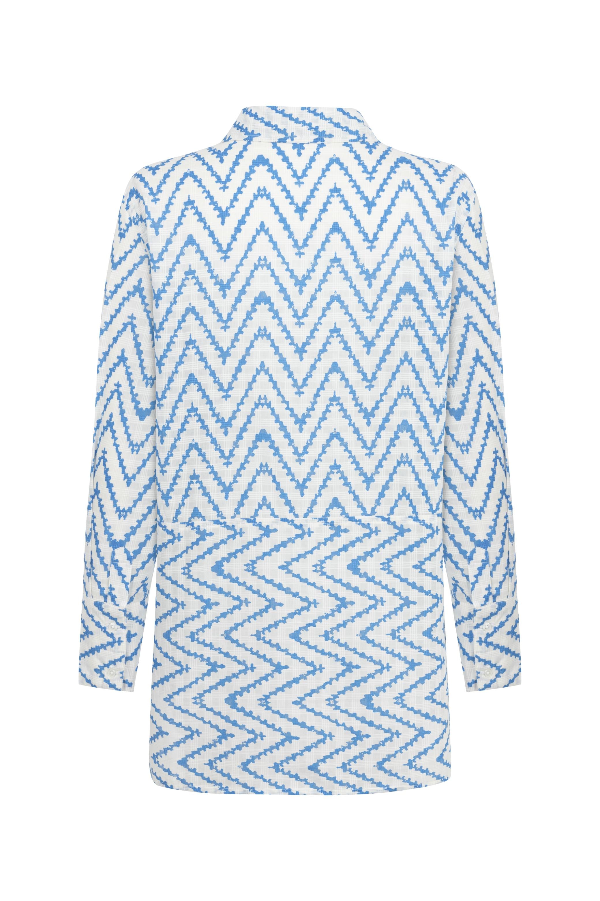 OVERSIZE ETNİK GÖMLEK