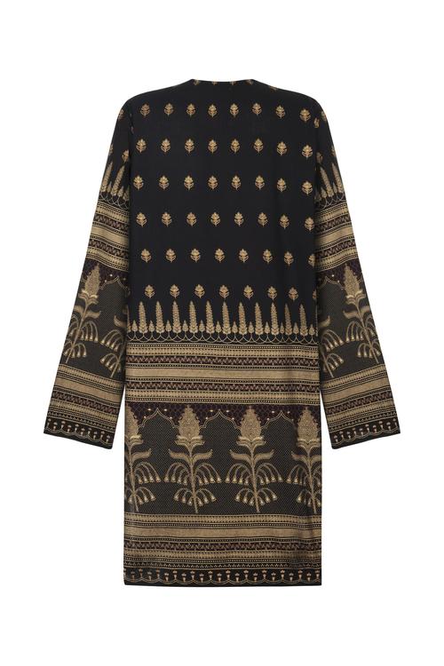  ETNİK DESENLİ PLAJ KİMONO