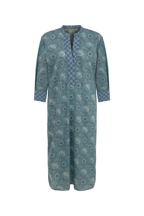  ETNİK DESENLİ PLAJ ELBİSESİ