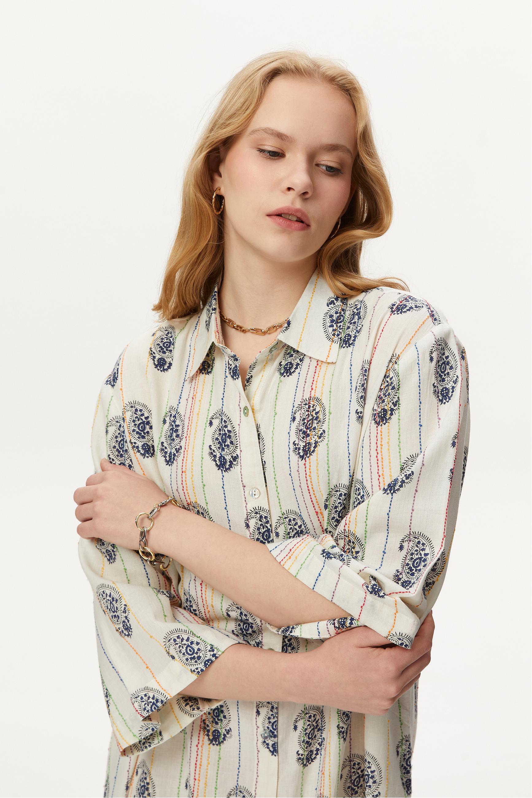 YIRTMAÇLI UZUN PLAJ ELBİSESİ